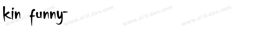 kin funny字体转换